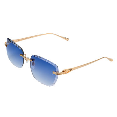 Men's Eyewear Premium Diamond Cut Blue