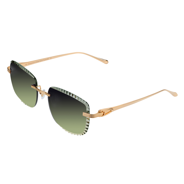 Women's Eyewear Premium Diamond Cut Green