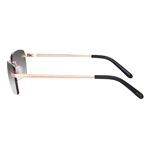 Women's Eyewear Black Gradient  | 9K Gold plated