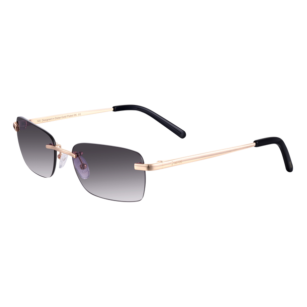 Women's Eyewear Black Gradient  | 9K Gold plated