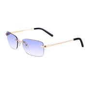 Women's Eyewear Blue gradient | 9K Gold plated