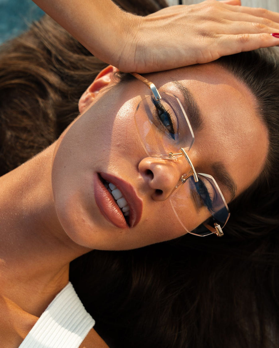 Women's Eyewear Diamond Cut Transparent